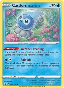 Castform Rainy Form