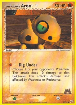 Team Magma's Aron